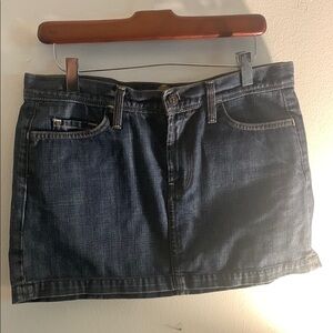 Denim Mini Skirt